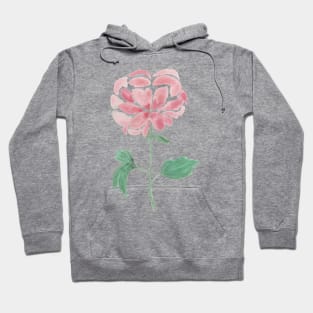 watercolour pink flowers watercolor purple flowers pink and purple flowers Hoodie